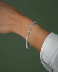 Image 1 of Zia Silver Tennis Bracelet 