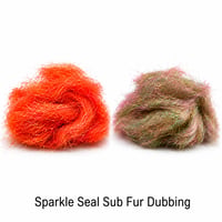 Image 1 of Sparkle seal sub fur dubbing.