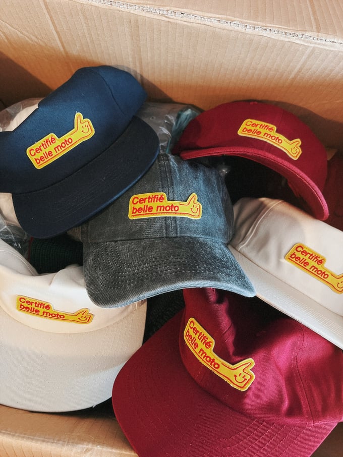 Image of CERTIFIÉ BELLE MOTO 👍 CASQUETTE