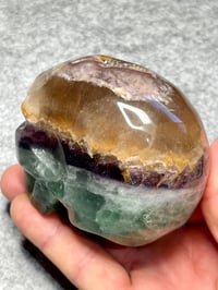 Image 10 of Rainbow Fluorite Crystal Skull #2412