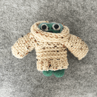 Image 1 of Cozy Sweater Turquoise Frogby