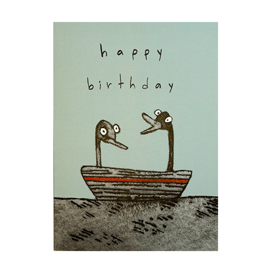 Image of Card - Birthday Boat