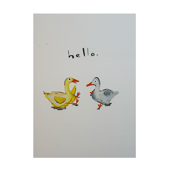 Image of Card - Hello