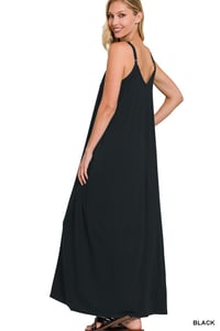 Image 2 of Black DIVA Maxi with Pockets
