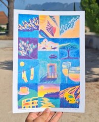 LES VACANCES - RISOGRAPHIE