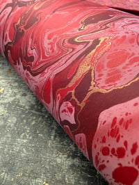 Image 1 of One-of-a-kind hand marbled paper  - 'Sandstone'