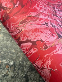 Image 5 of One-of-a-kind hand marbled paper  - 'Sandstone'