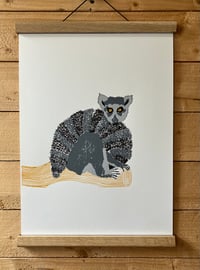 Image 5 of Ring-tailed Lemur print