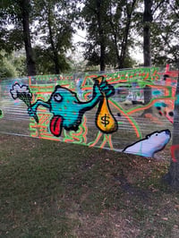 Image 4 of Adults – Outdoor Summer Spray Paint Workshop with Pink Panda