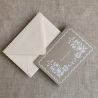 Image 9 of Woodland thank you card note card with matching envelope Sets of 6