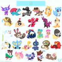 Image 1 of Poke Stickers (S-Z)