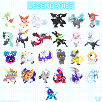Image 2 of Poke Stickers - Legendaries