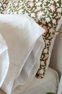Image 4 of Oat Stripe Pillowcase