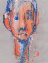 Image 2 of Constance- Sketchbook Drawing in Soft Pastels on Paper 