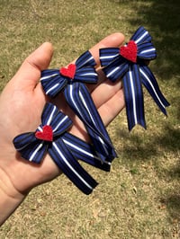 Image 1 of Leather Pride Hair Bows
