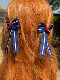 Image 3 of Leather Pride Hair Bows