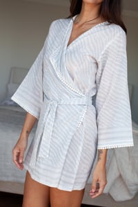 Image 4 of Dressing Gown Modern Zebra