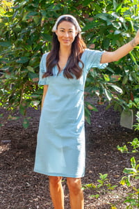 Image 2 of Lined Georgia Dress Solid Petit Four