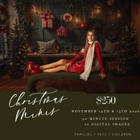 Image 1 of Deposit for Merry & Bright Christmas Mini Sessions 2026