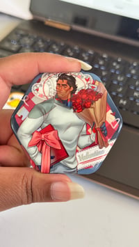 Image 1 of VDAY Hexagon Button