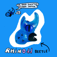 Image 2 of Rhino(dd) Beetle Art Figurine (pre-order)