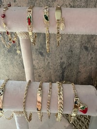 Image 3 of kid bracelet gold laminated 