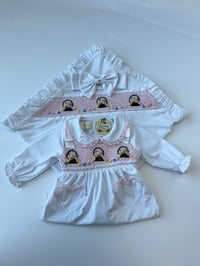 Image 2 of Basket of flowers Babygrow set 