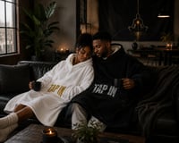 Image 5 of TAP IN™ Unisex Hooded Blanket White