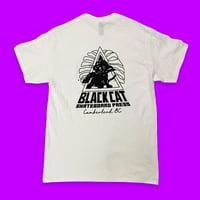 Image 2 of Black Cat triangle shirt - White