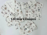 boys mouse & hot air balloon pyjamas set