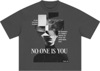 Image 2 of Boxy Oversized "NO ONE IS YOU FFP" T-shirt 400gsm|11.8oz