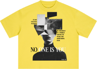 Image 3 of Boxy Oversized "NO ONE IS YOU FFP" T-shirt 400gsm|11.8oz