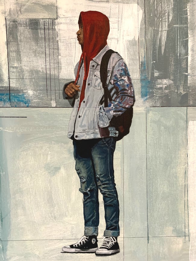 Boy In Red Hoodie