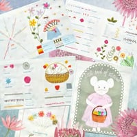 Image 1 of Mouse Embroidery Sampler Book