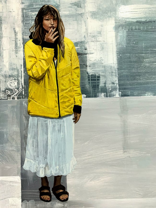 Girl in Yellow Jacket