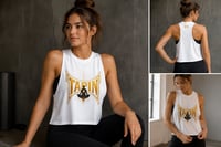 Image 1 of TAP IN™ Women's Crop Top Gold