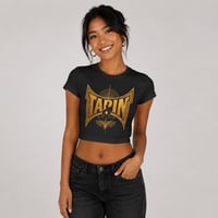 Image 2 of TAP IN™ Women's Baby Tee Gold