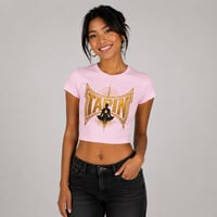 Image 4 of TAP IN™ Women's Baby Tee Gold