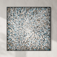 Image 1 of 'Smokedancer' - 122x122cm