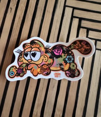 Tattooed Garfield Sticker 