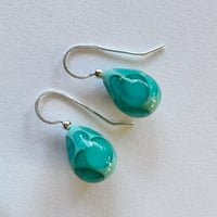 Image 3 of Celadon Green Earring/Pendant Set