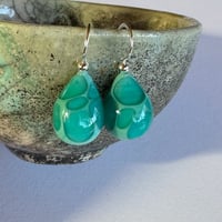 Image 4 of Celadon Green Earring/Pendant Set