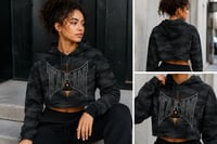 Image 1 of TAP IN™ Women’s Cropped Hooded Sweatshirt