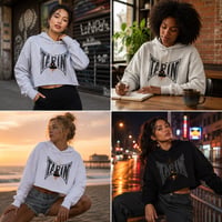 Image 2 of TAP IN™ Women’s Cropped Hooded Sweatshirt