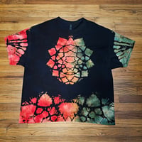 Image 2 of Rasta (3XL) Mandala Reverse Tie Dye