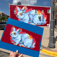 Image 3 of Bunny Mural - Signed 11"x14" Prints
