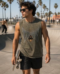 Image 3 of TAP IN™ Unisex Stonewash Tank Top