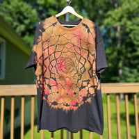 Image 1 of Mandala (XL) Reverse Tie Dye Adult T-shirt