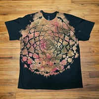 Image 2 of Mandala (XL) Reverse Tie Dye Adult T-shirt