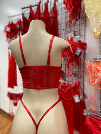 Image 3 of Red Bra and panty  Set
